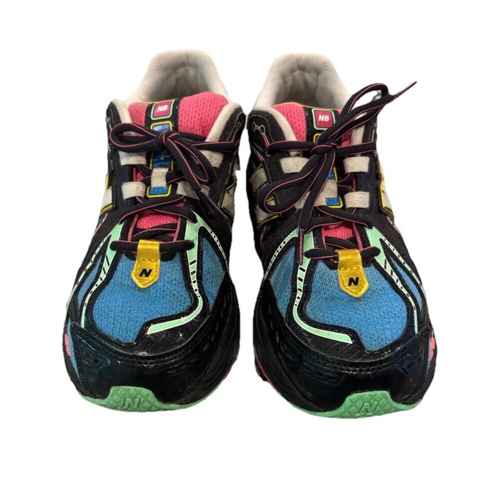New Balance 1906R Womens  Black/Multicolor Neon Running Shoes Sneakers Size 6.5M